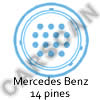 Conector de Diagnóstio Mercedes Benz 14 pines